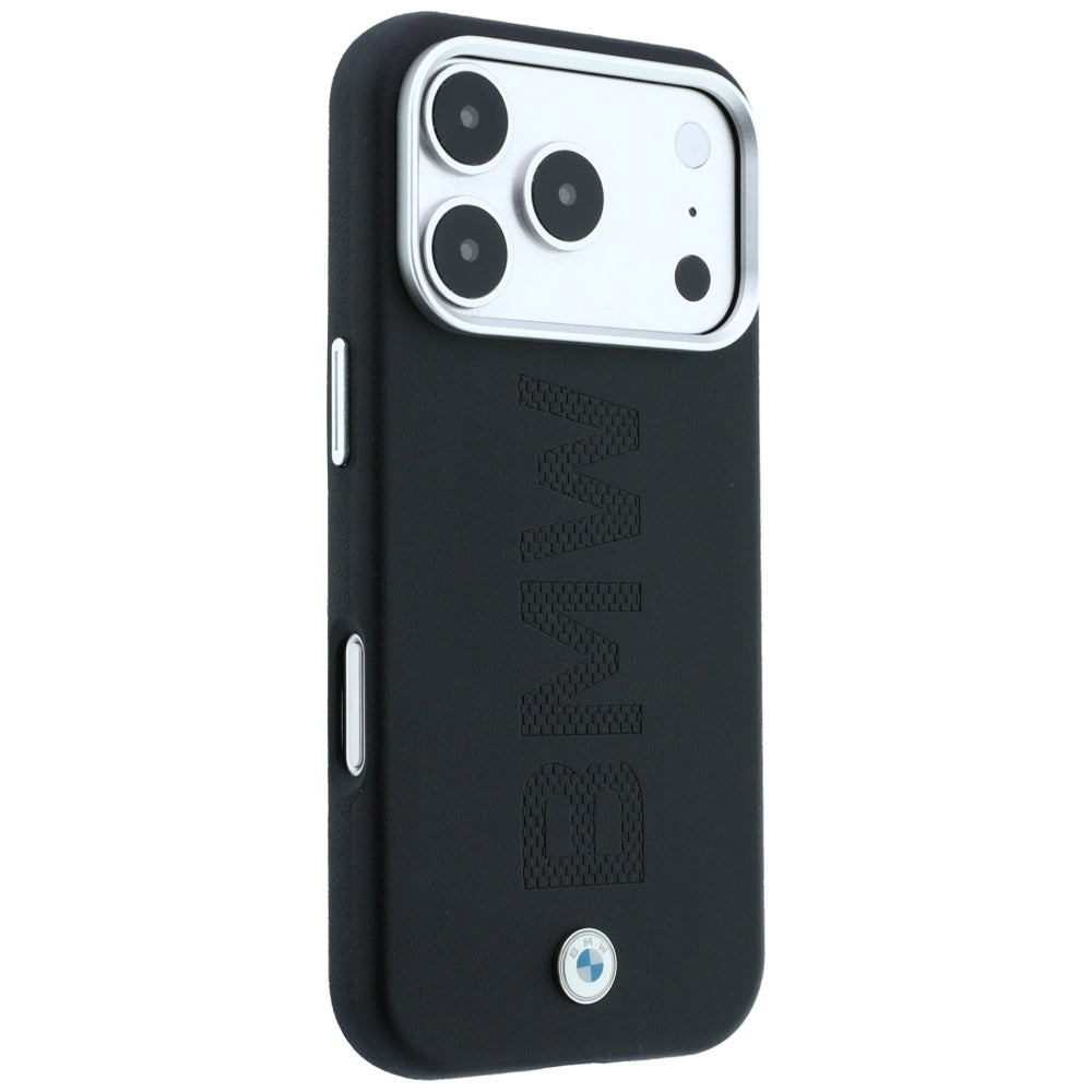 BMW iPhone 17 Pro/iPhone 18 Pro Skal Centered Deboss Svart