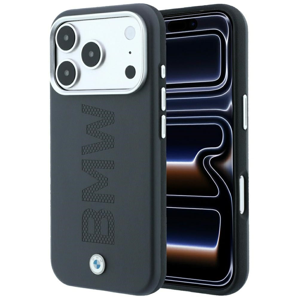 BMW iPhone 17 Pro/iPhone 18 Pro Skal Centered Deboss Grå