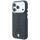 BMW iPhone 17 Pro/iPhone 18 Pro Skal Centered Deboss Grå