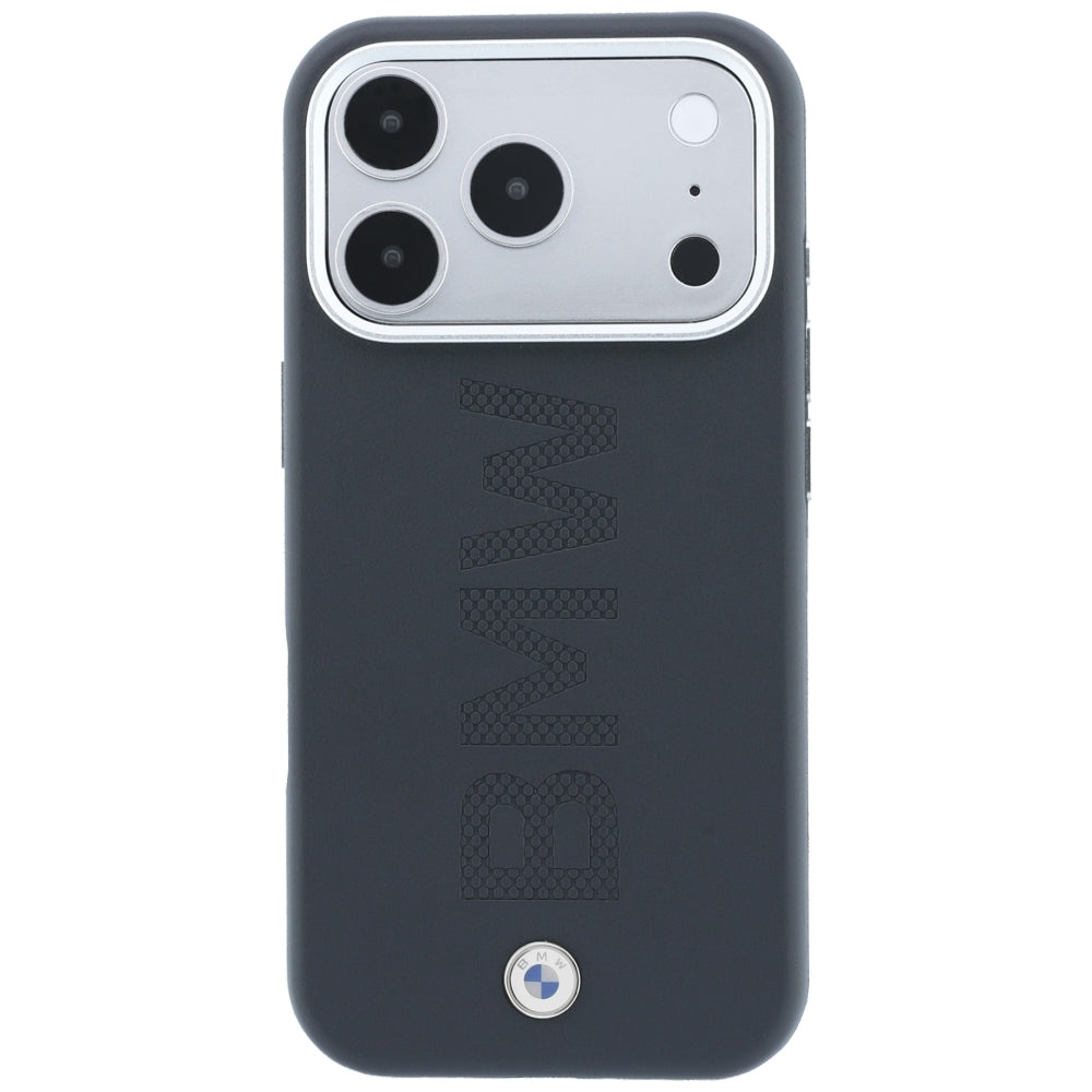 BMW iPhone 17 Pro/iPhone 18 Pro Skal Centered Deboss Grå