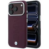 BMW iPhone 17 Pro Max/iPhone 18 Pro Max Skal Centered Deboss Burgundy