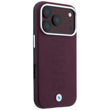 BMW iPhone 17 Pro Max/iPhone 18 Pro Max Skal Centered Deboss Burgundy