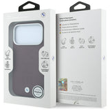 BMW iPhone 17 Pro Max/iPhone 18 Pro Max Skal Centered Deboss Burgundy