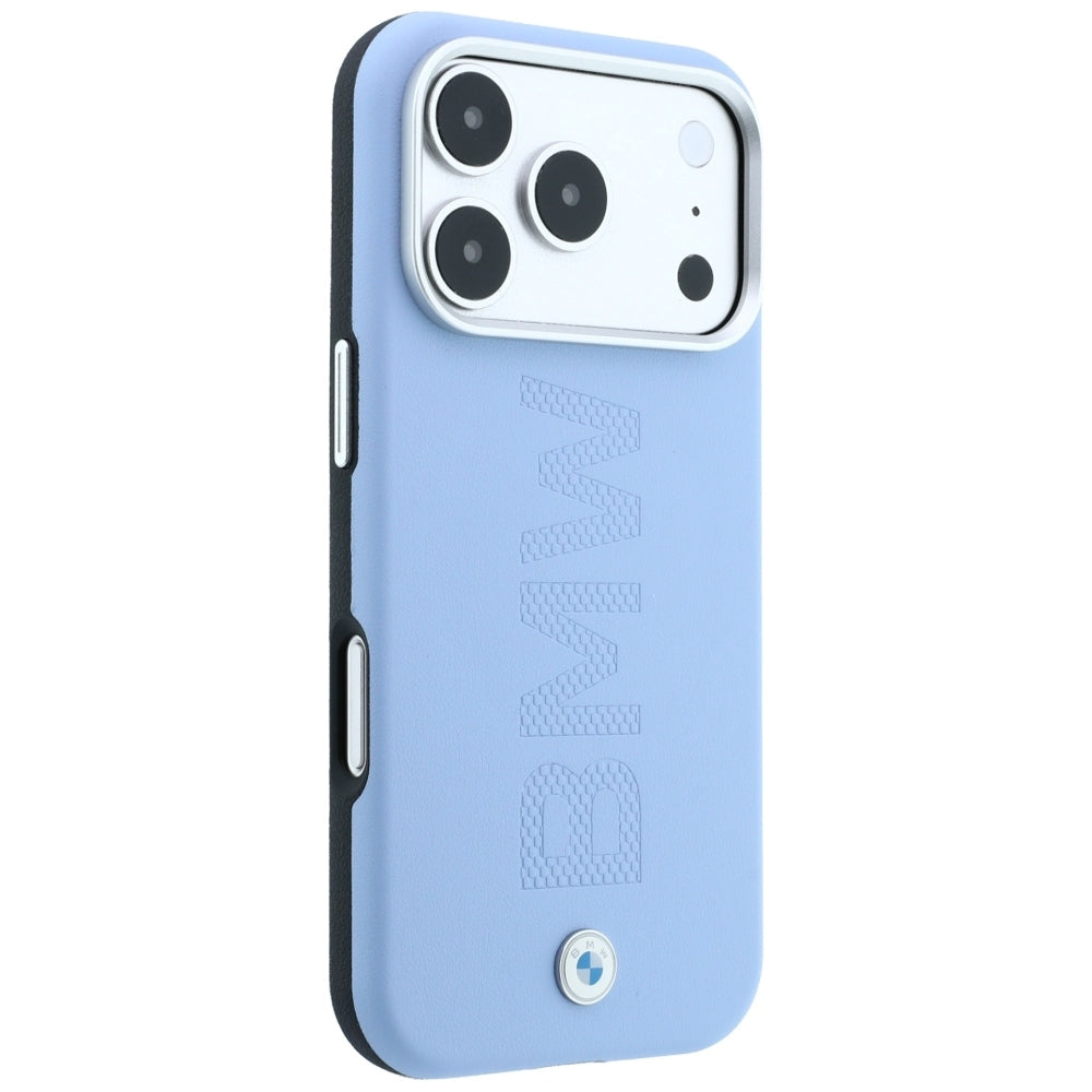 BMW iPhone 17 Pro/iPhone 18 Pro Skal Centered Deboss Blå
