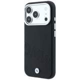 BMW iPhone 17 Pro/iPhone 18 Pro Skal Inclined Deboss Svart