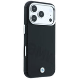 BMW iPhone 17 Pro/iPhone 18 Pro Skal Inclined Deboss Svart