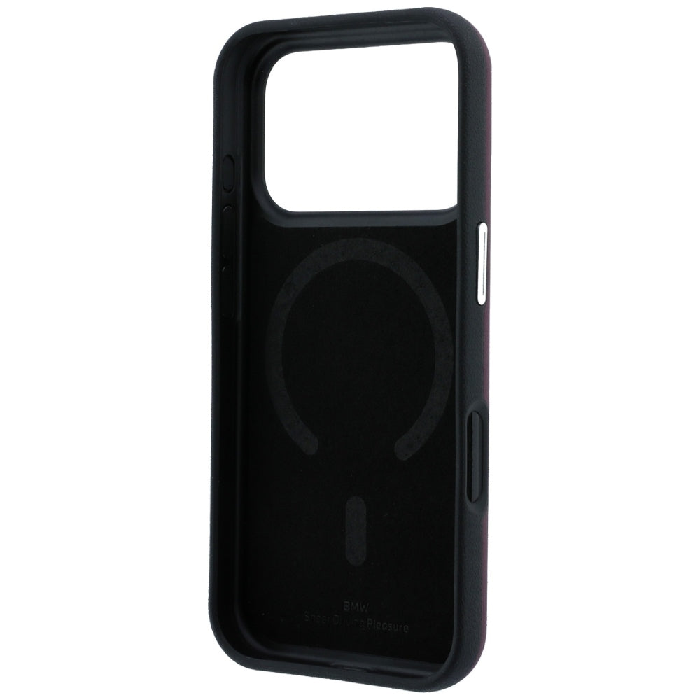 BMW iPhone 17 Pro/iPhone 18 Pro Skal Inclined Deboss Burgundy