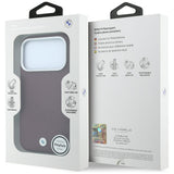 BMW iPhone 17 Pro Max/iPhone 18 Pro Max Skal Inclined Deboss Burgundy