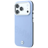 BMW iPhone 17 Pro/iPhone 18 Pro Skal Inclined Deboss Blå