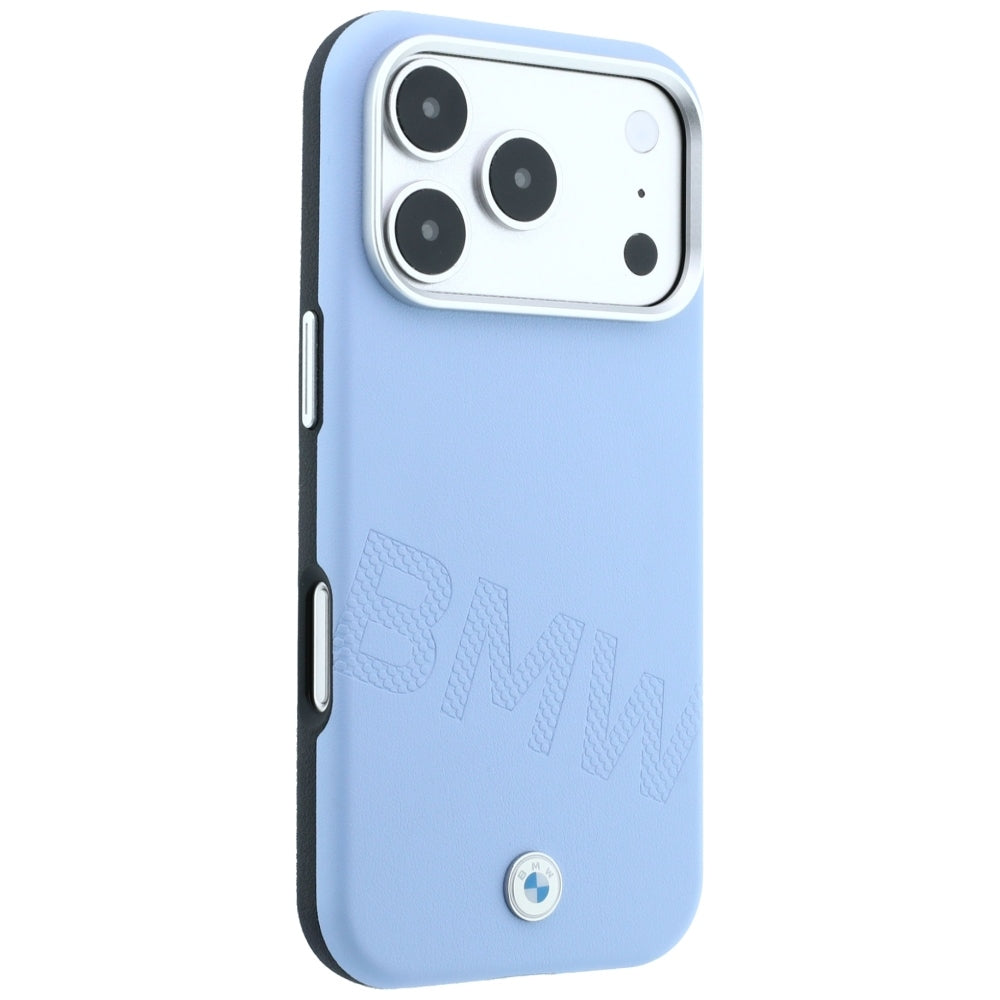 BMW iPhone 17 Pro/iPhone 18 Pro Skal Inclined Deboss Blå