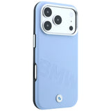 BMW iPhone 17 Pro/iPhone 18 Pro Skal Inclined Deboss Blå