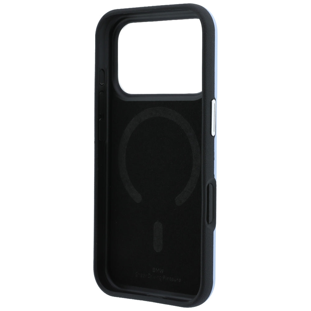 BMW iPhone 17 Pro/iPhone 18 Pro Skal Inclined Deboss Blå