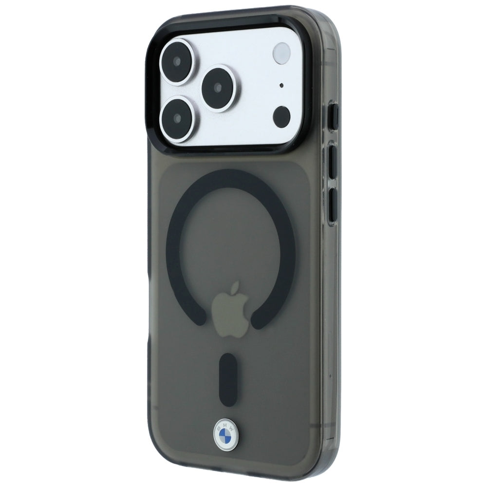 BMW iPhone 17 Pro/iPhone 18 Pro Skal Frosted Metal Logo Svart