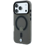 BMW iPhone 17 Pro Max/iPhone 18 Pro Max Skal Frosted Metal Logo Svart
