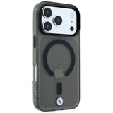 BMW iPhone 17 Pro Max/iPhone 18 Pro Max Skal Frosted Metal Logo Svart