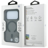 BMW iPhone 17 Pro Max/iPhone 18 Pro Max Skal Frosted Metal Logo Svart