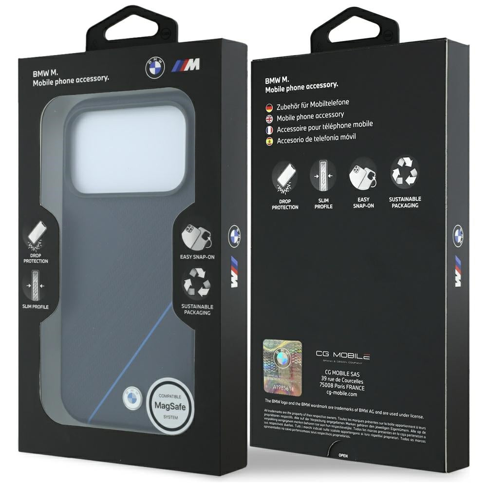 BMW iPhone 17 Pro Max/iPhone 18 Pro Max Skal M Tire Track Navy