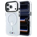 BMW iPhone 17 Pro/iPhone 18 Pro Skal M Glossy Metal Logo Transparent