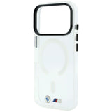 BMW iPhone 17 Pro/iPhone 18 Pro Skal M Glossy Metal Logo Transparent
