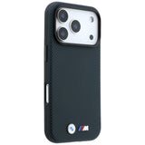 BMW iPhone 17 Pro/iPhone 18 Pro Skal M Quadrille Kevlar Metal Logo Navy