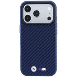 BMW iPhone 17 Pro Max/iPhone 18 Pro Max Skal M Carbon Metal Logo Navy