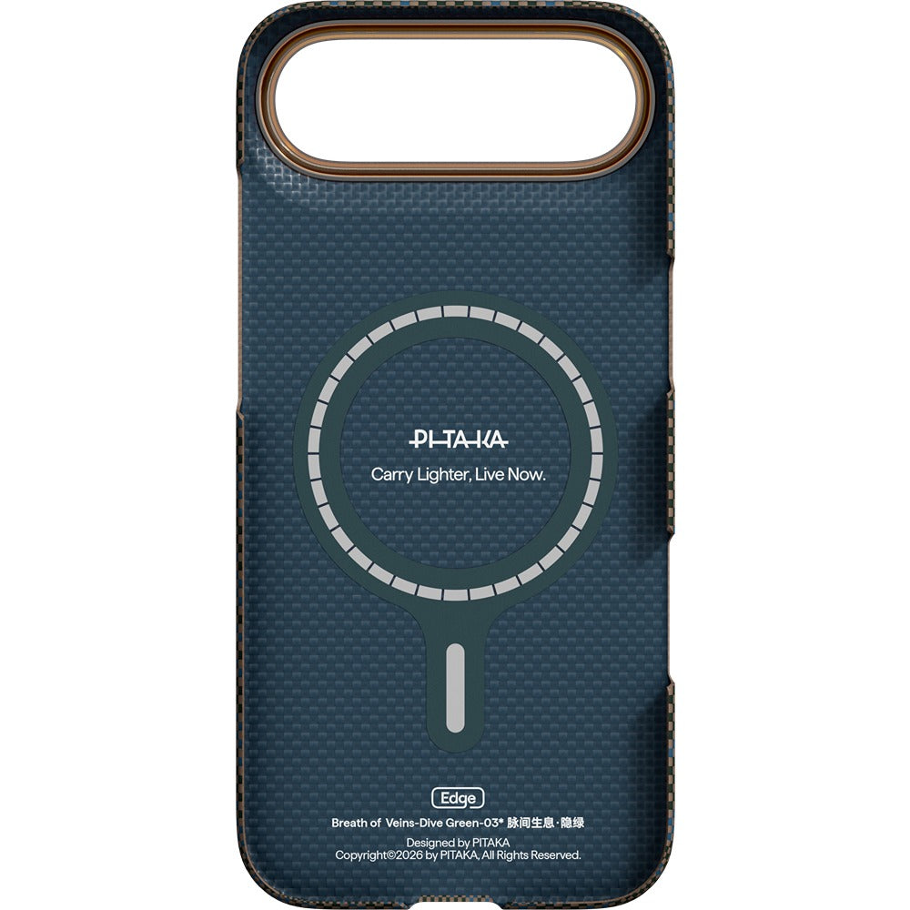 Pitaka iPhone Air Skal Edge MagSafe Dive Green