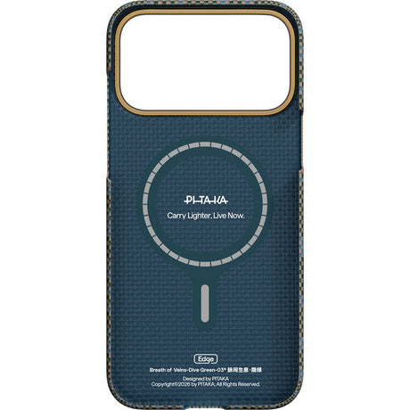 Pitaka iPhone 17 Pro Skal Edge MagSafe Dive Green