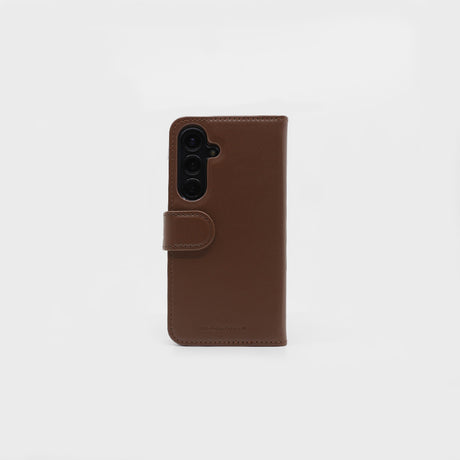MobileFriend Samsung Galaxy S24/S25 Fodral Magnetiskt Brun
