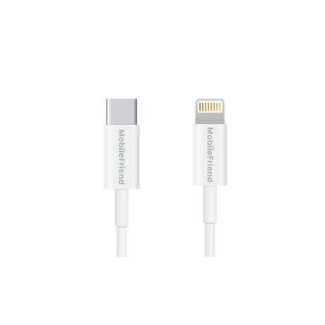 MobileFriend Kabel USB-C till Lightning 3m
