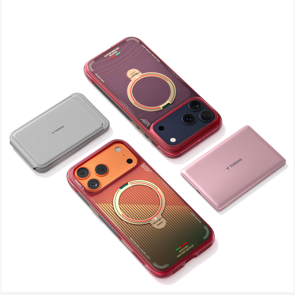 Torras iPhone 17 Pro Max Skal Ostand Q3 Air Portugal Wave of Passion