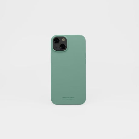 MobileFriend iPhone 13/14/15/16e/17e Skal Silikon Cozy Green