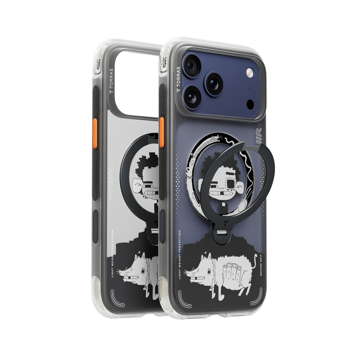 Torras iPhone 17 Pro Skal Ostand Q3 Air Gawx Dawnbreak Guard