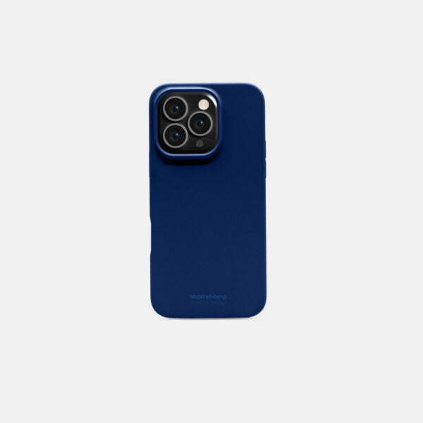 MobileFriend iPhone 16 Pro Max Skal Silikon Navy Blue