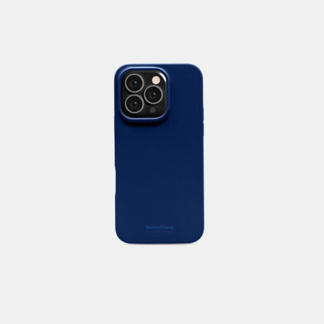 MobileFriend iPhone 16 Pro Skal Silikon Navy Blue