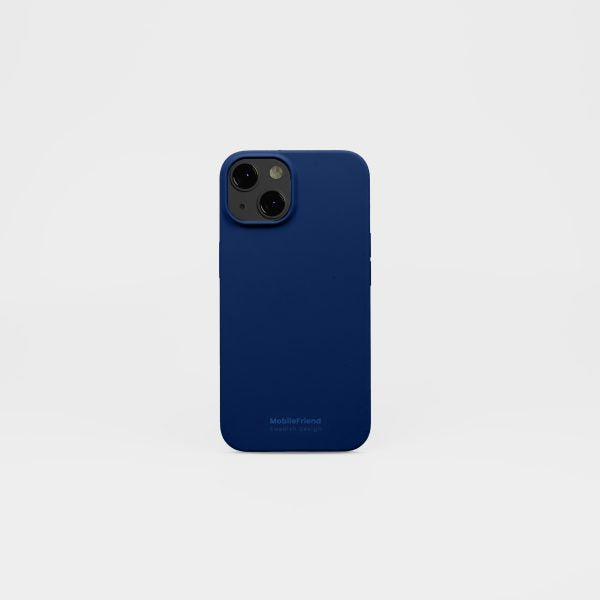 MobileFriend iPhone 13/14/15/16e/17e Skal Silikon Navy Blue