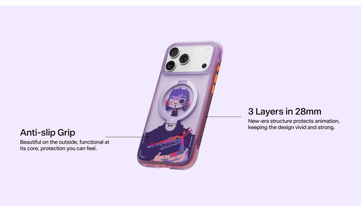 Torras iPhone 17 Pro Max Skal Ostand Q3 Air Gawx Dawnbreak Guard
