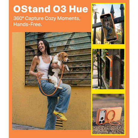Torras iPhone 17 Pro Skal Ostand O3 Hue Golden Citrus