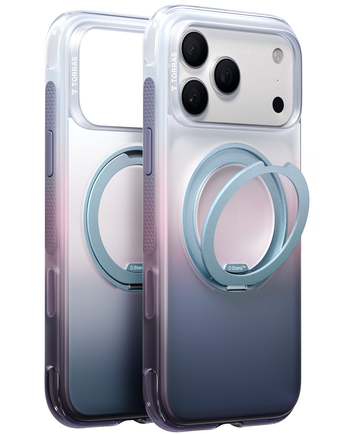 Torras iPhone 18 Pro Skal Ostand O3 Air Gradient Dusk Haze