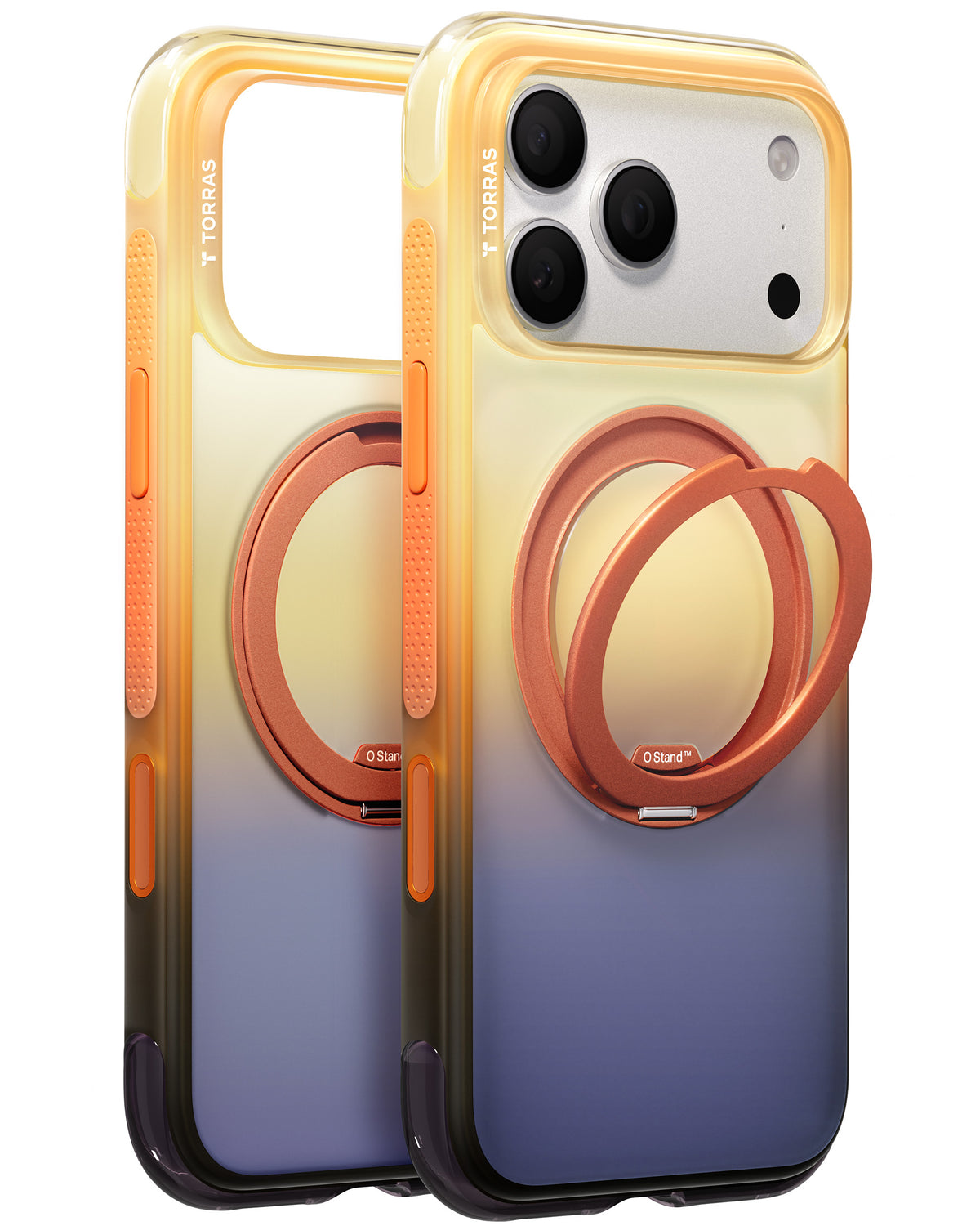 Torras iPhone 18 Pro Max Skal Ostand O3 Air Gradient Arizona Glow