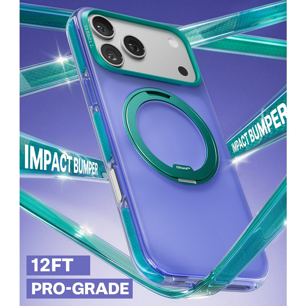 Torras iPhone 17 Pro Skal Ostand O3 Hue Indigo Blue