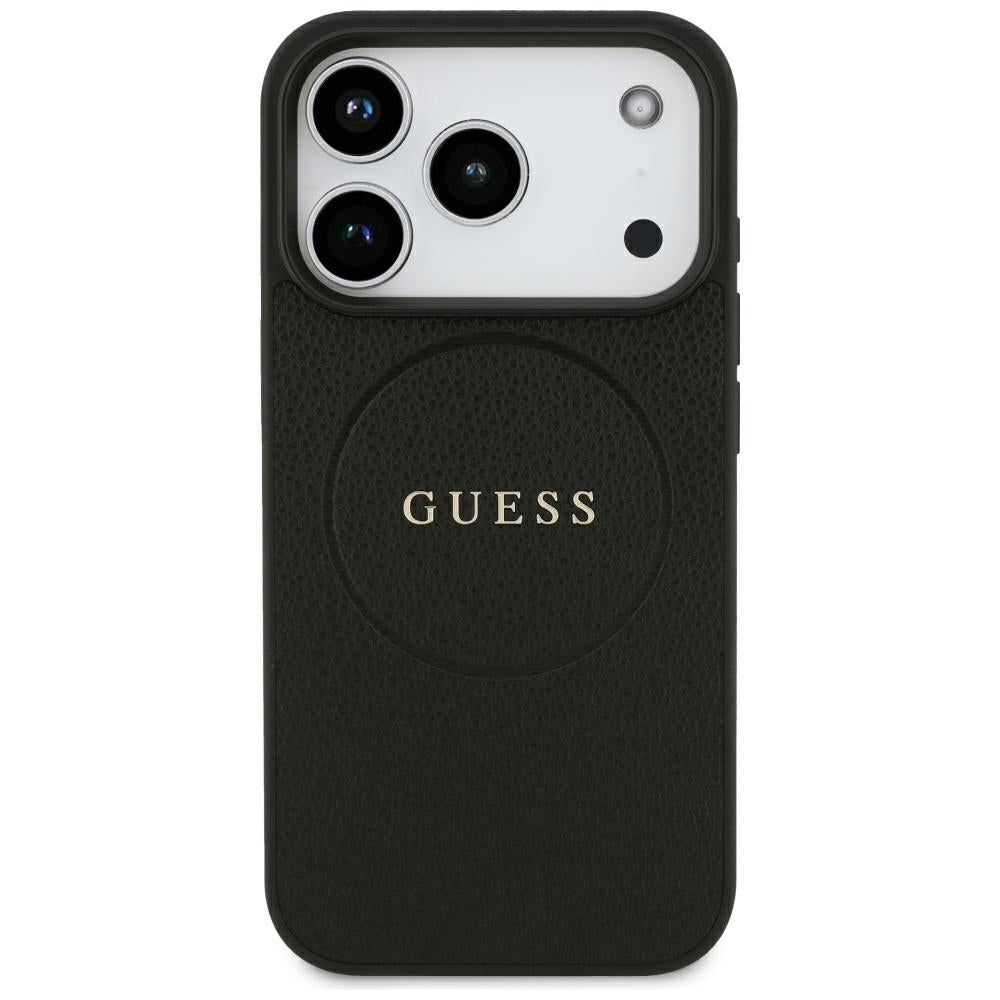 Guess iPhone 17 Pro/iPhone 18 Pro Skal Grained Svart