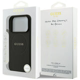 Guess iPhone 17 Pro/iPhone 18 Pro Skal Grained Svart