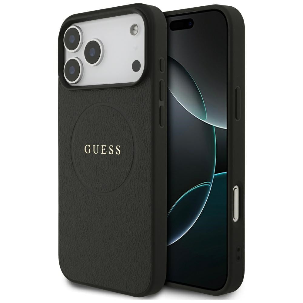 Guess iPhone 17 Pro Max/iPhone 18 Pro Max Skal Grained Svart