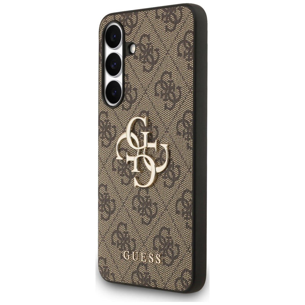 Guess Samsung Galaxy S25 FE Skal 4G Metal Logo Brun