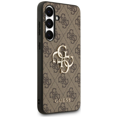 Guess Samsung Galaxy S25 FE Skal 4G Metal Logo Brun