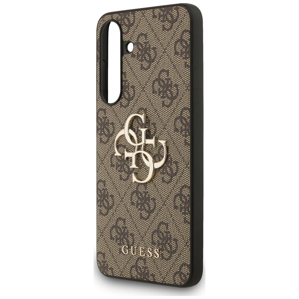 Guess Samsung Galaxy S25 FE Skal 4G Metal Logo Brun