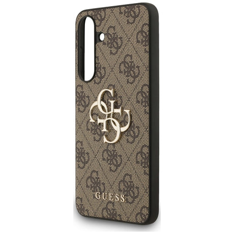 Guess Samsung Galaxy S25 FE Skal 4G Metal Logo Brun