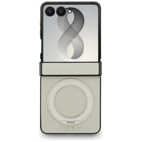 Guess Samsung Galaxy Z Flip 8 Skal Ring Stand MagSafe Guld