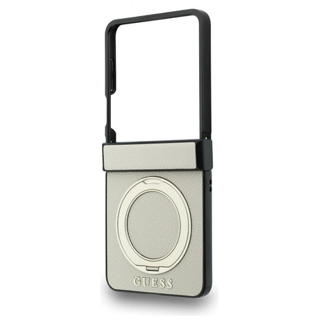 Guess Samsung Galaxy Z Flip 8 Skal Ring Stand MagSafe Guld