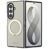 Guess Samsung Galaxy Z Fold 8 Ultra Skal Ring Stand MagSafe Guld